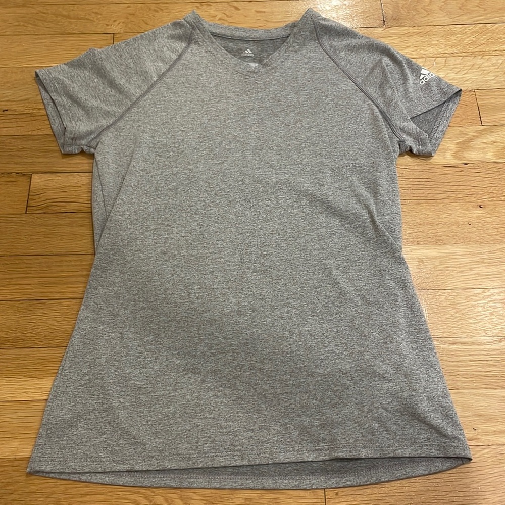 Adidas grey athletic shirt